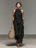 LÉA | MAXI DRESS WITH POCKETS