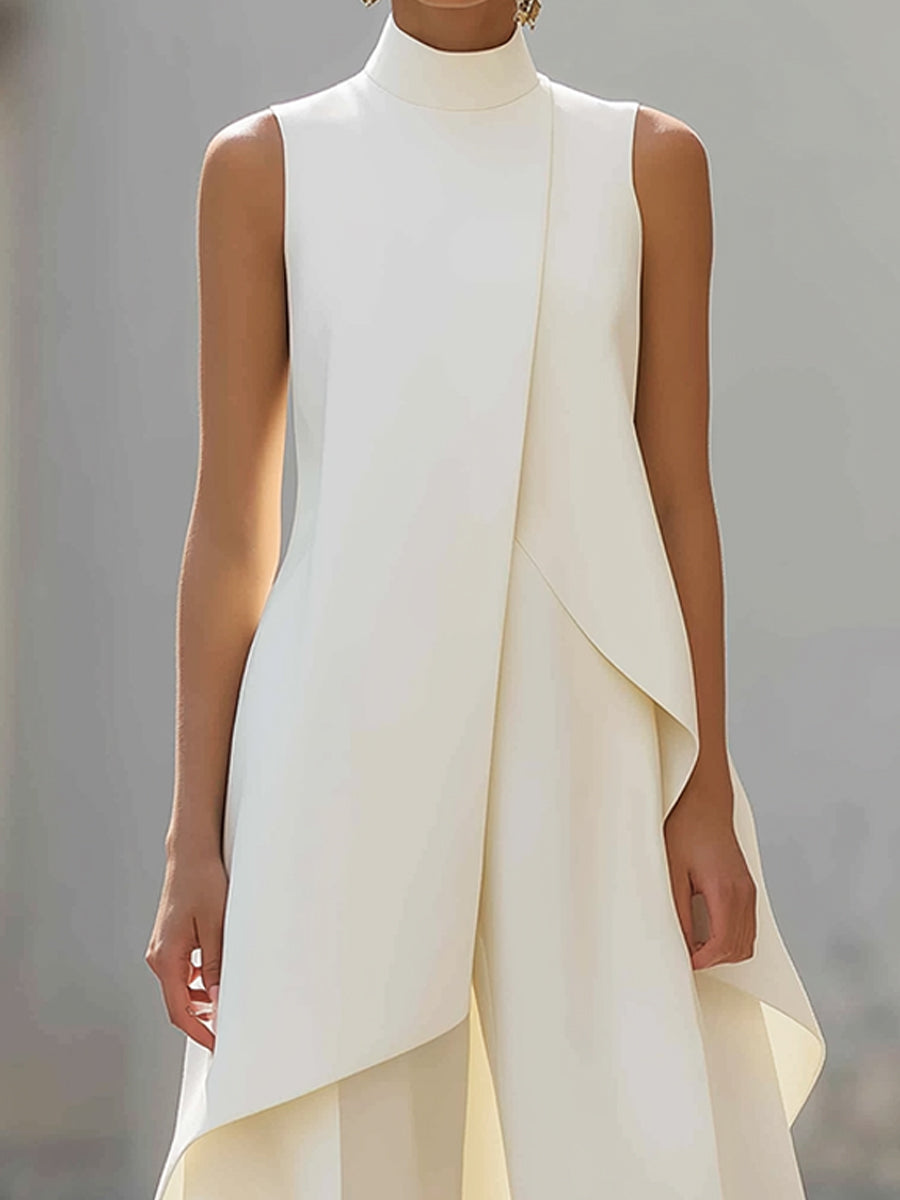 Harlow | Asymmetric Top Wide-Leg Pants Set