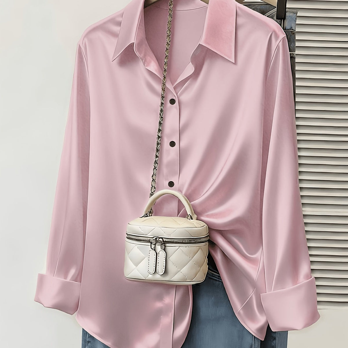 Satin Commuter Shirt