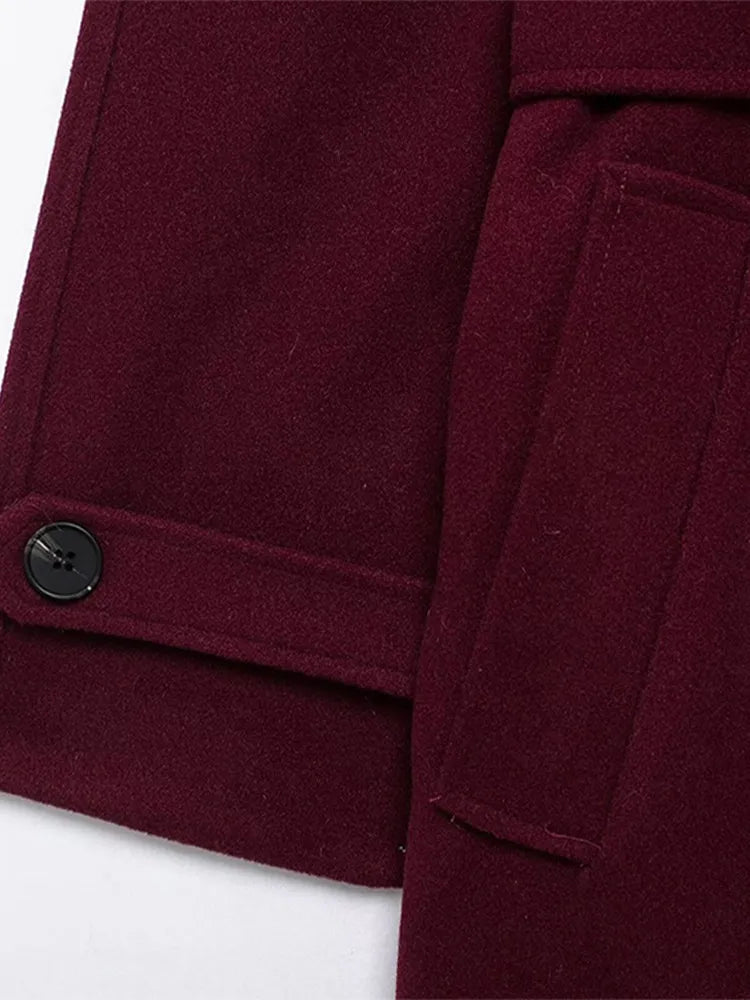 The Burgundy Celine Coat