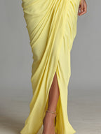 Golden Hour Drape Maxi Dress
