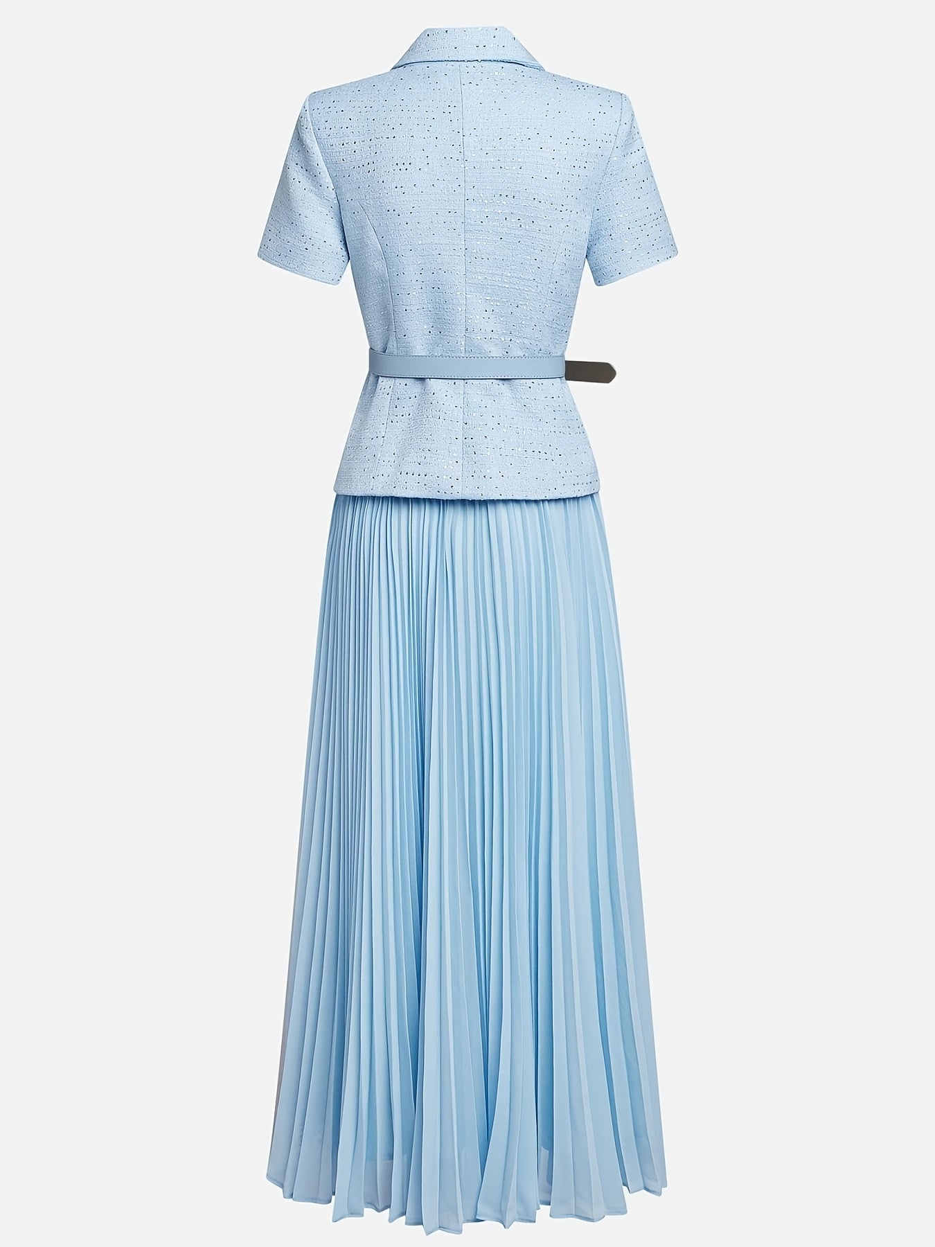 Waistcoat & Pleated Skirt Set