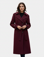 The Burgundy Celine Coat