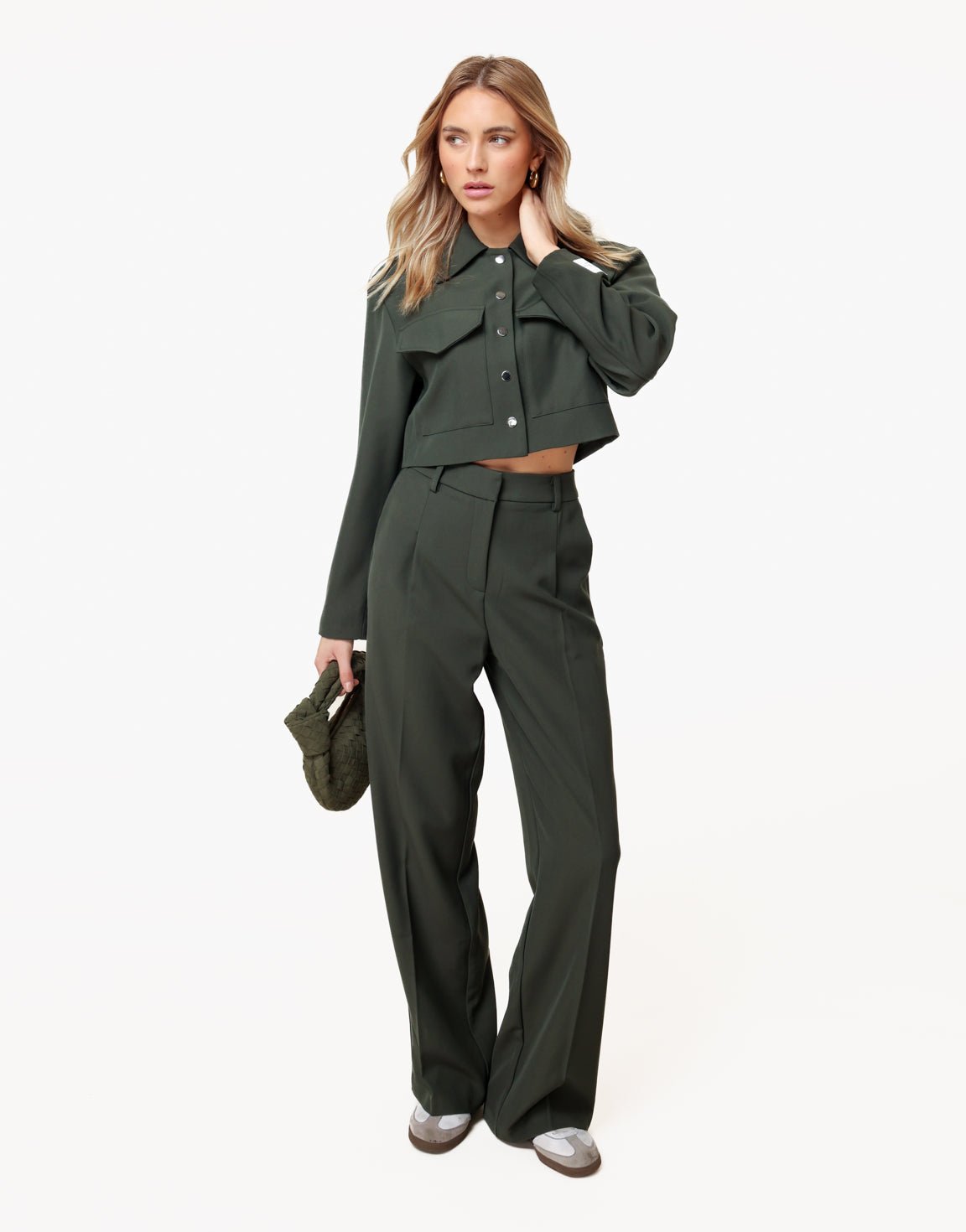 Donkergroene Studio Cropped - Set