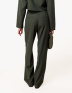 Donkergroene Studio - Pantalon