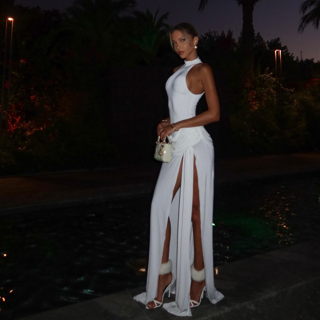 Dress Code High Slit Maxi Dress