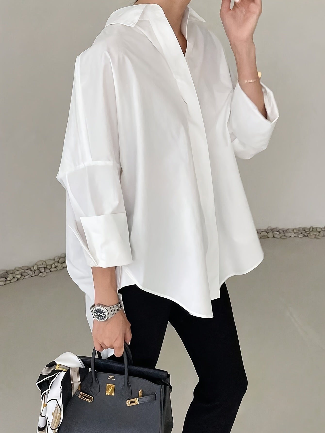 Batwing Sleeve Loose Blouse