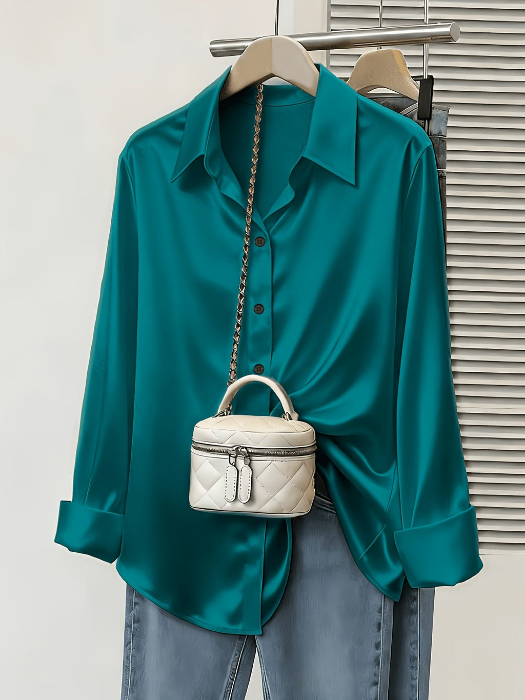 Satin Commuter Shirt