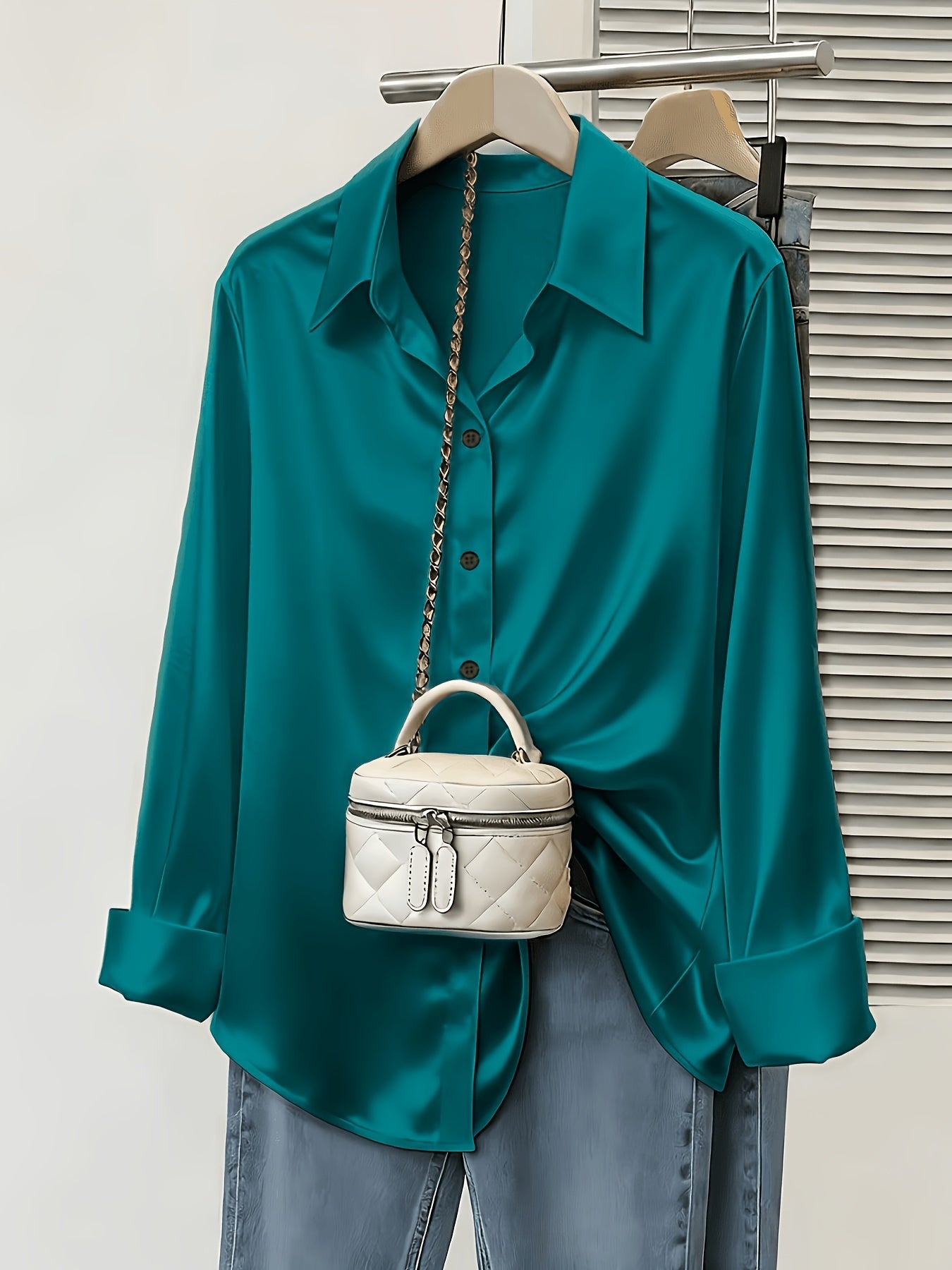 Satin Commuter Shirt