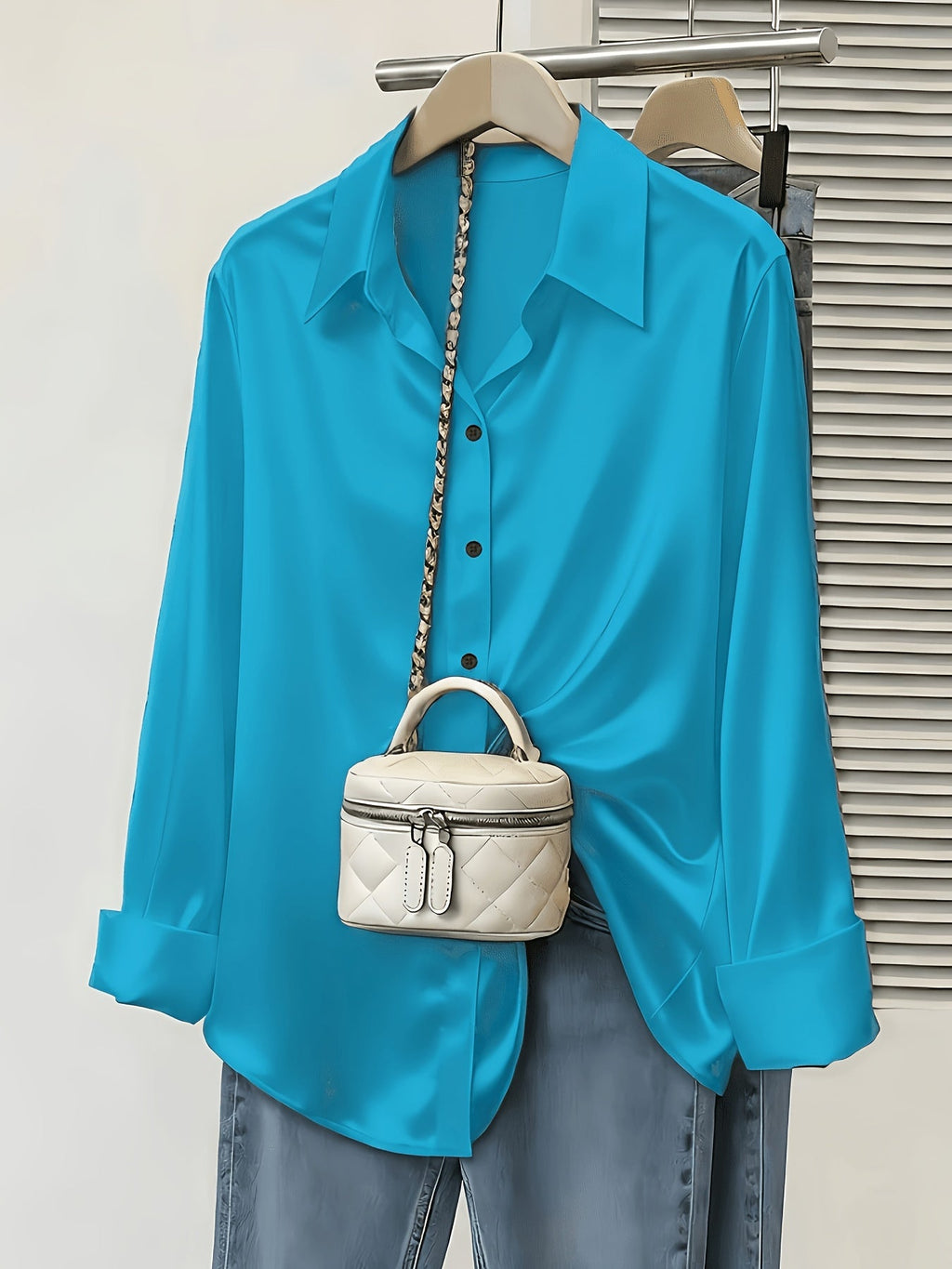 Satin Commuter Shirt