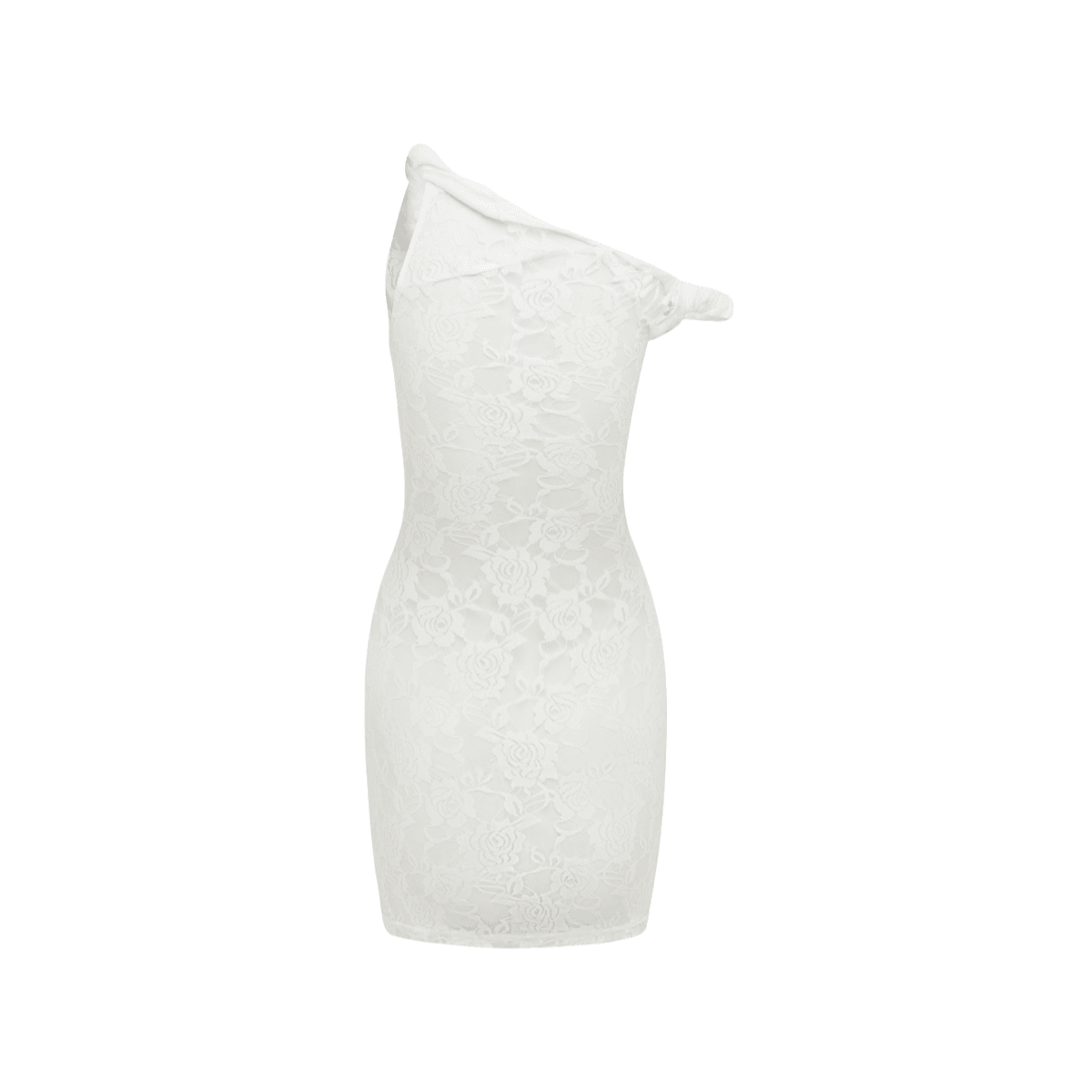 Edith White Lace Mini Dress