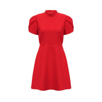 Elegant Occasion Red Bow Mini Dress