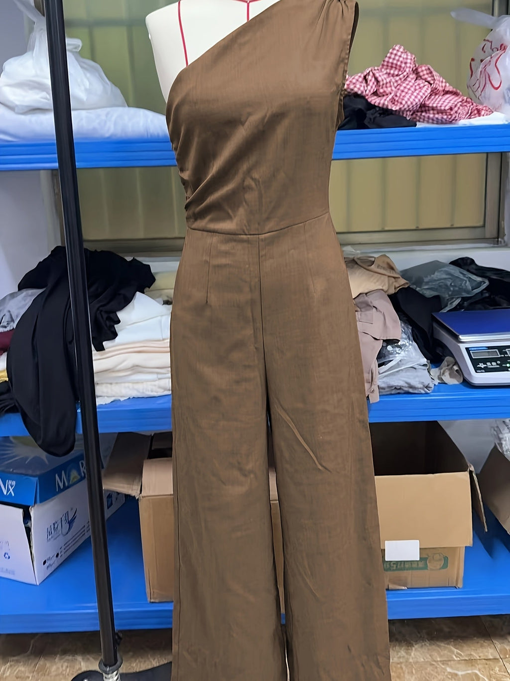 Off-Shoulder Jumpsuit