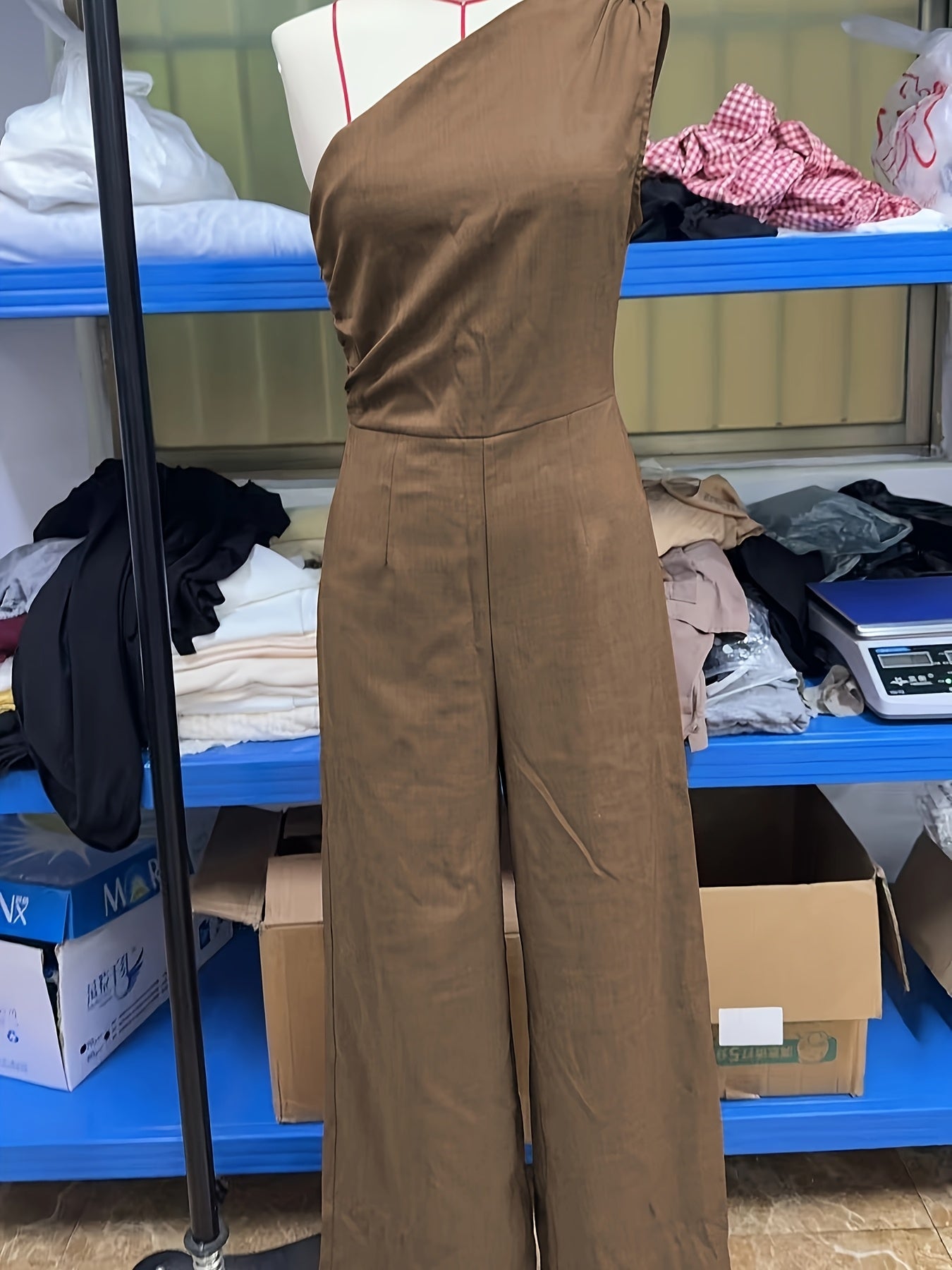 Off-Shoulder Jumpsuit