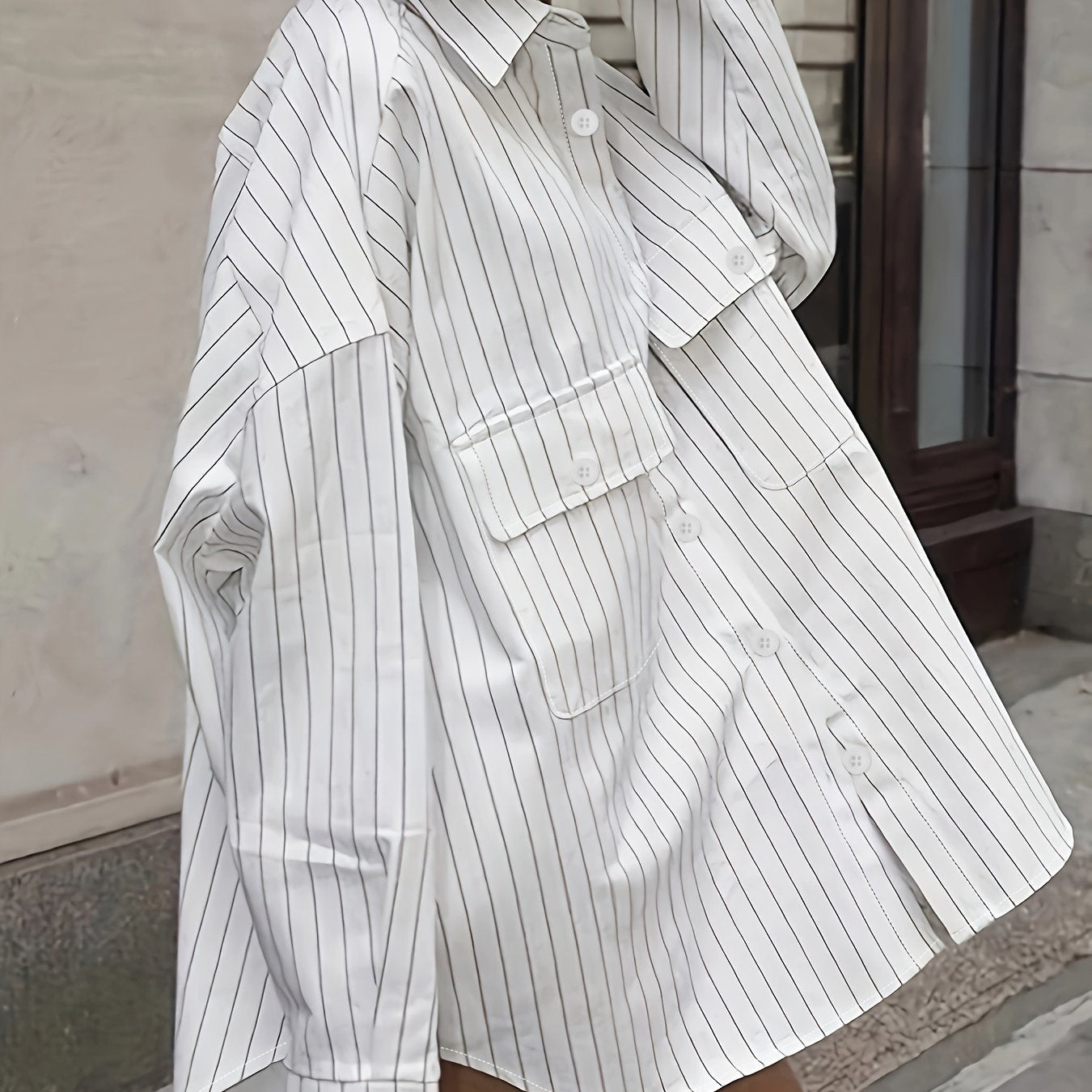 Oversized Long Sleeve Shirt