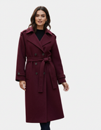 The Burgundy Celine Coat