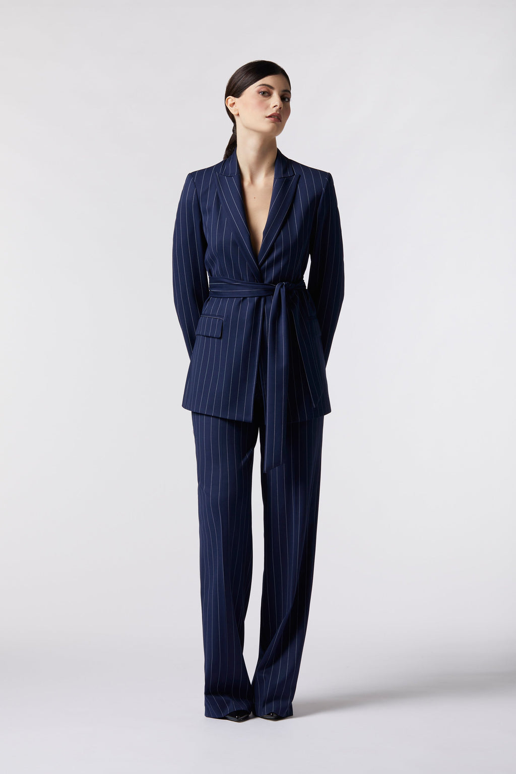 Gaeta Palazzo Suit | Pinstripe