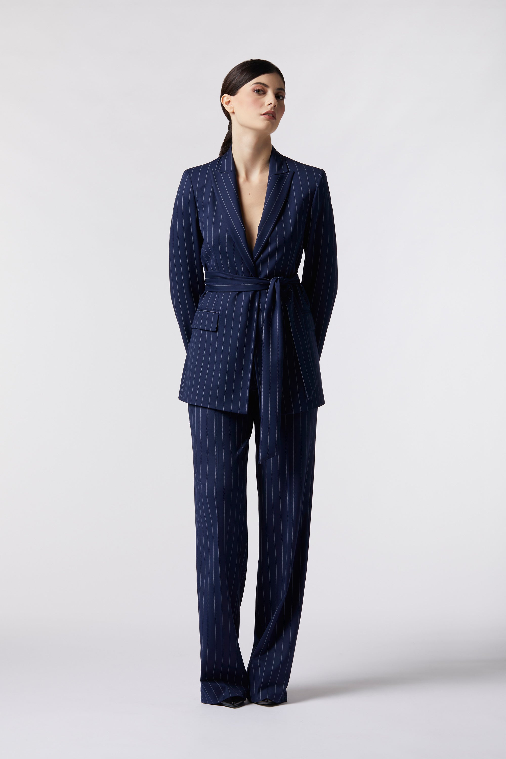 Gaeta Palazzo Suit | Pinstripe