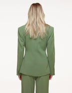 Groene Luxe Getailleerde - Blazer