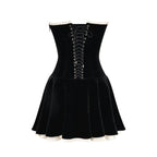 Highway To Heaven Vintage Velvet Mini Dress