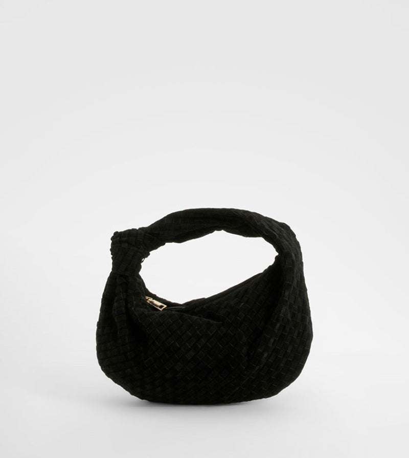 Aurelia Woven Suede Shoulder Bag