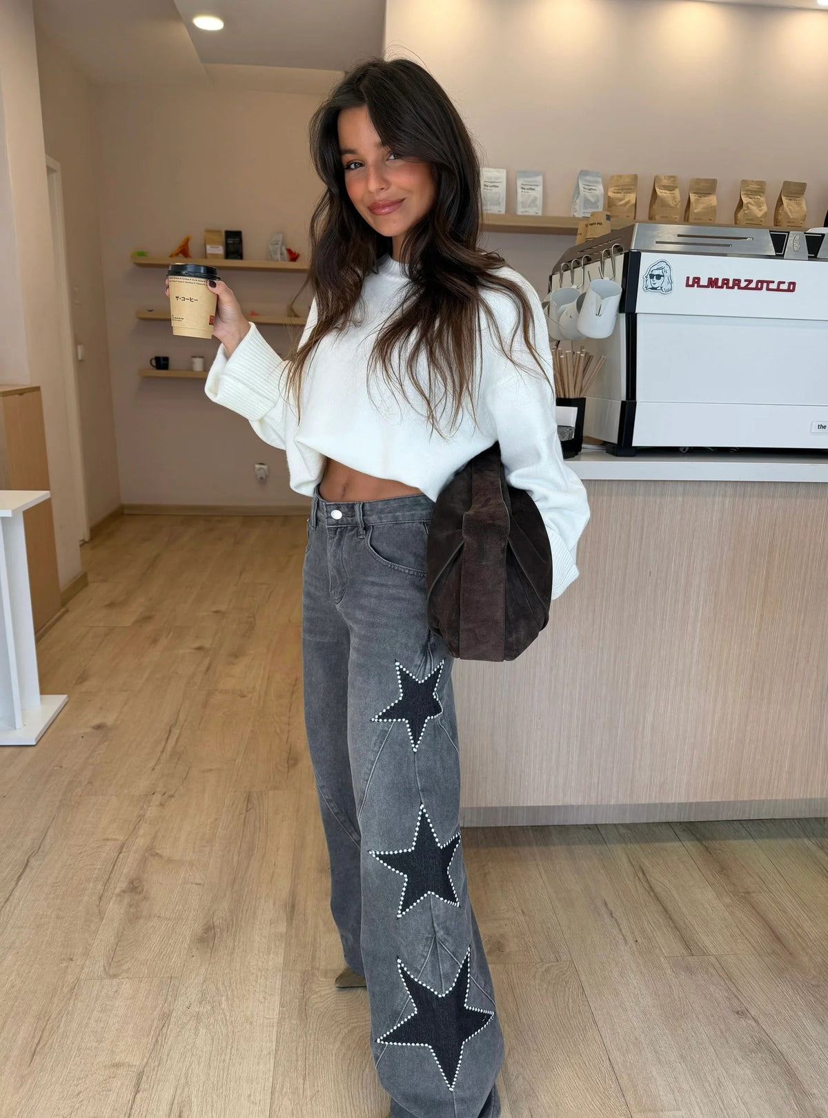 Melisa | Casual Jeans With Stars