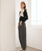 Knit Cardigan With Ribbon