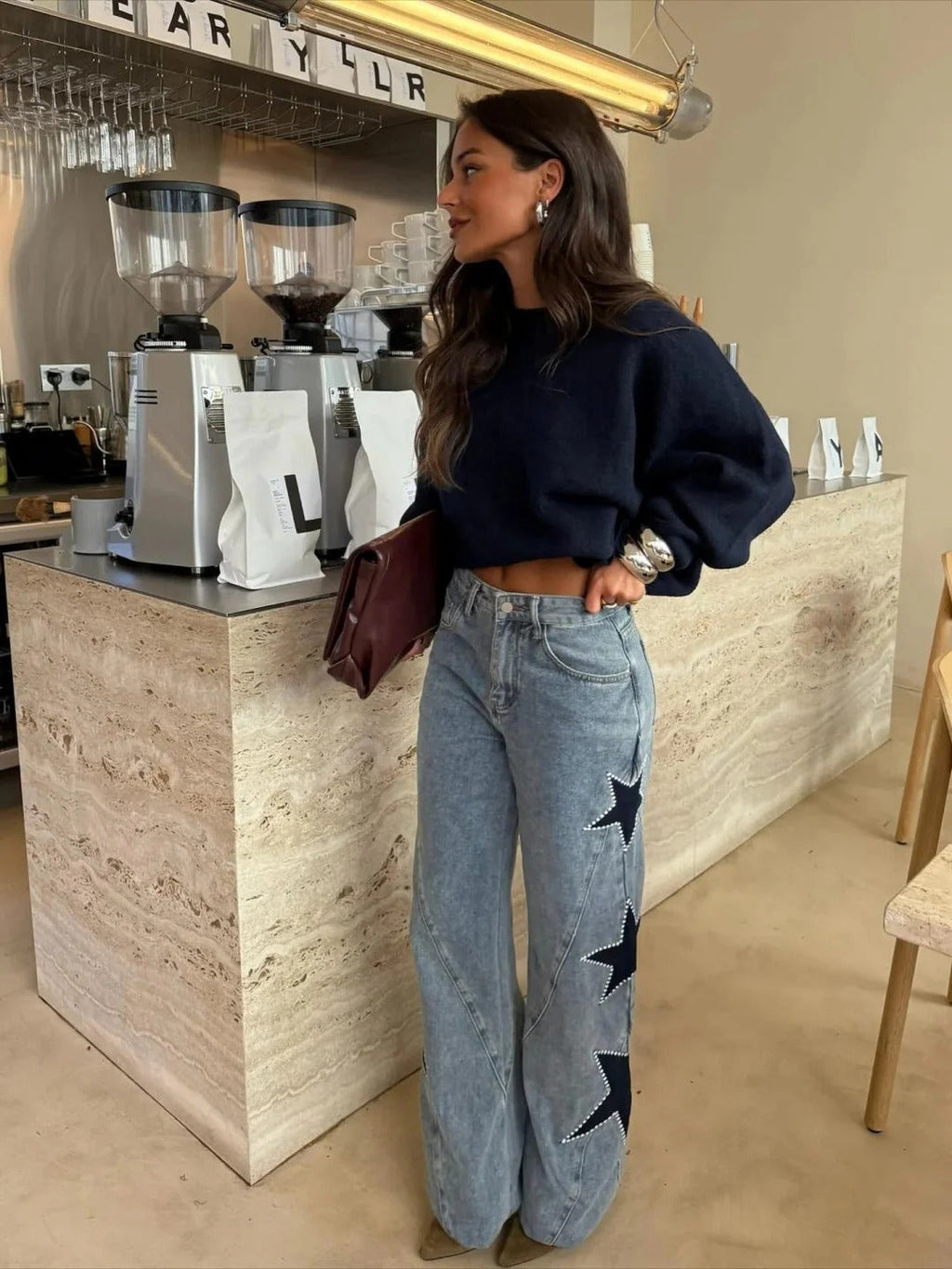 Melisa | Casual Jeans With Stars