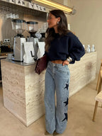 Melisa | Casual Jeans With Stars