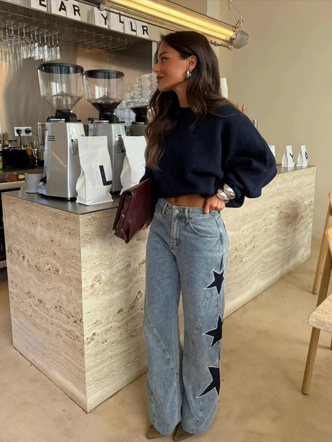 Melisa | Casual Jeans With Stars