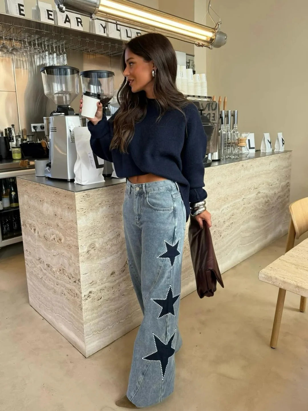 Melisa | Casual Jeans With Stars