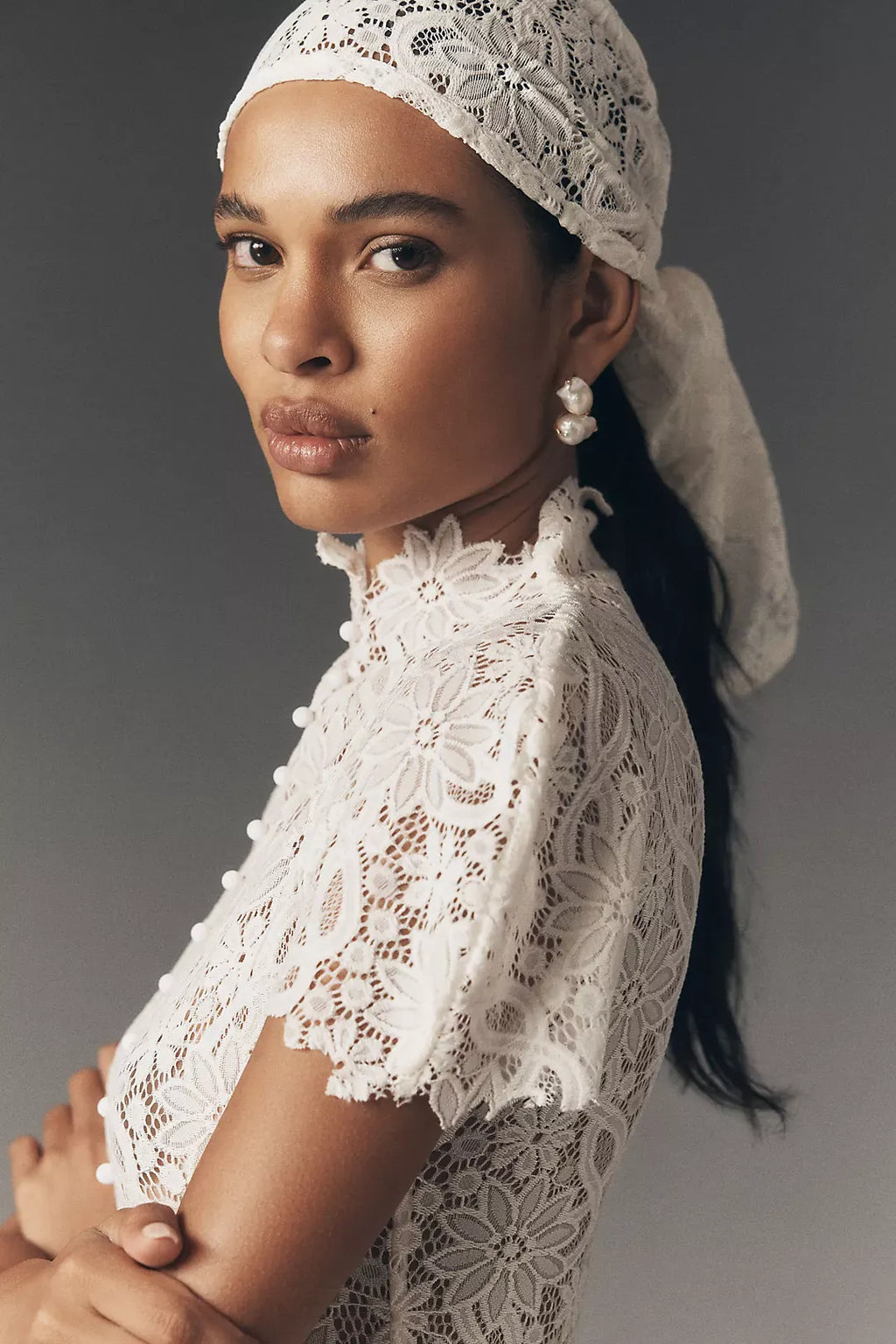 Elegance Avant-garde Floral Lace Set