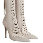 OCTAVIA Lace Stiletto Heels