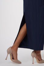 Gioia Skirt Suit | Pinstripe