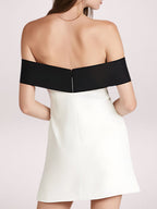 Sexy High-end One-shoulder Wrap-around Hip Mini Dress