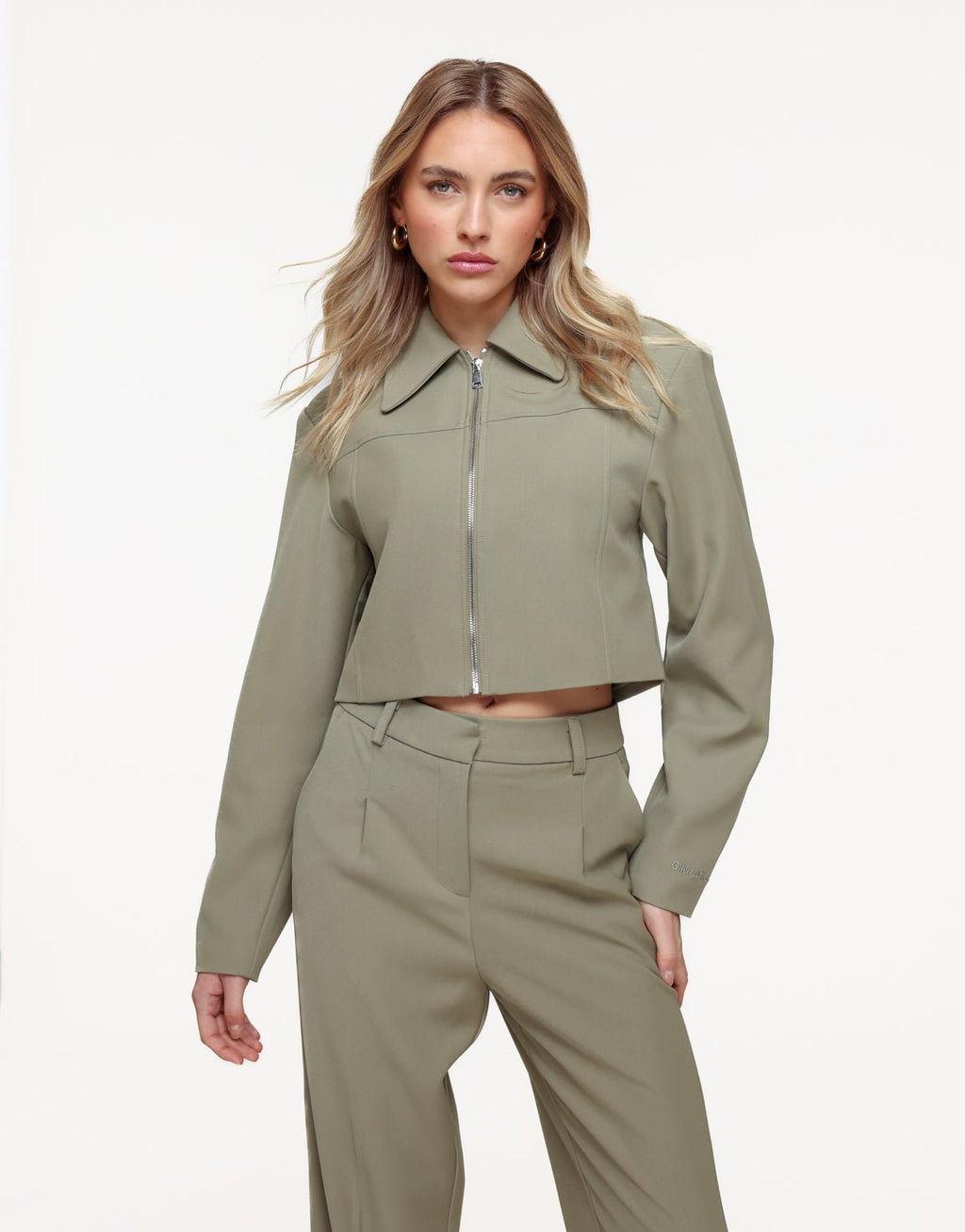 Khaki Studio Rits - Jasje