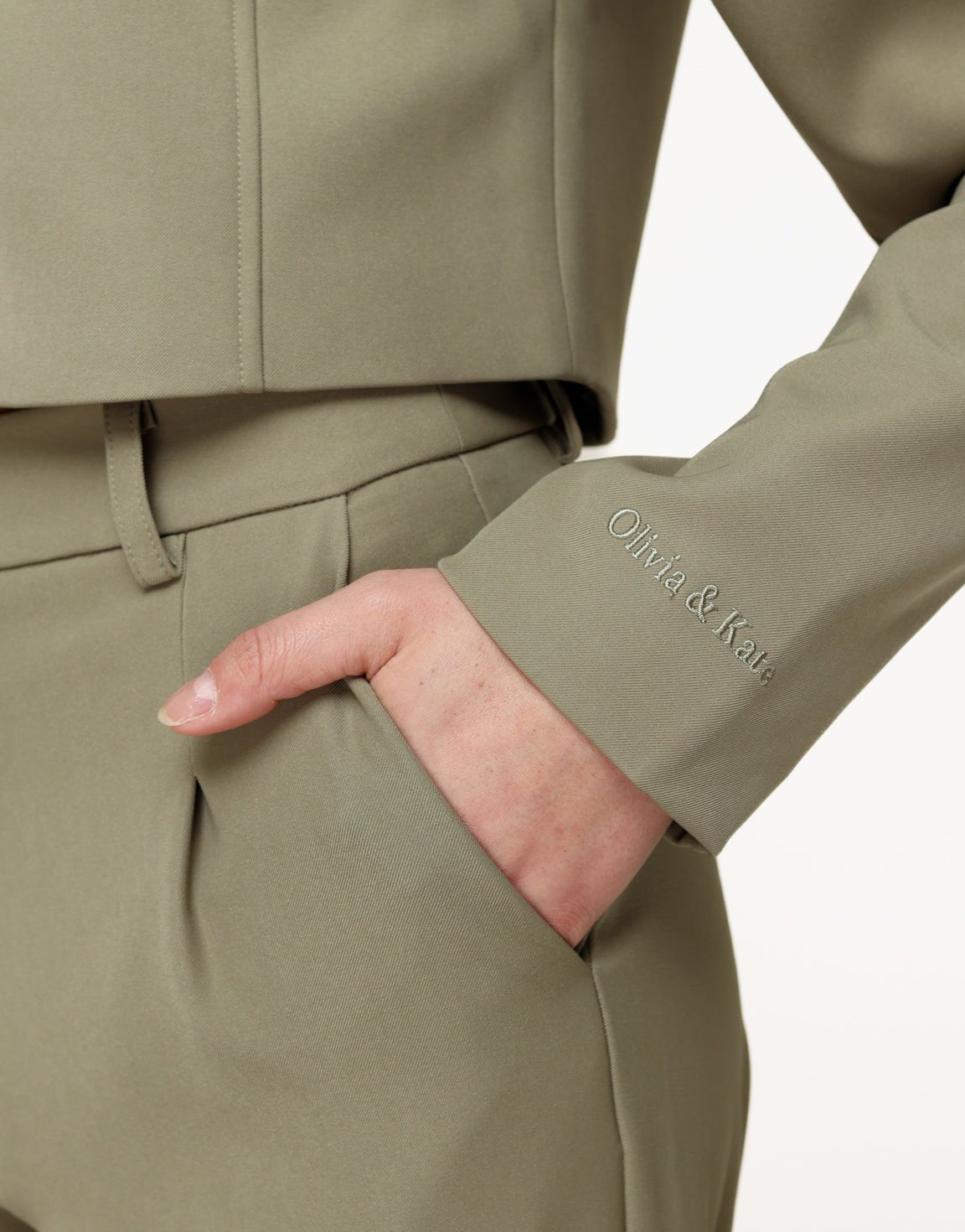 Khaki Studio Rits - Jasje