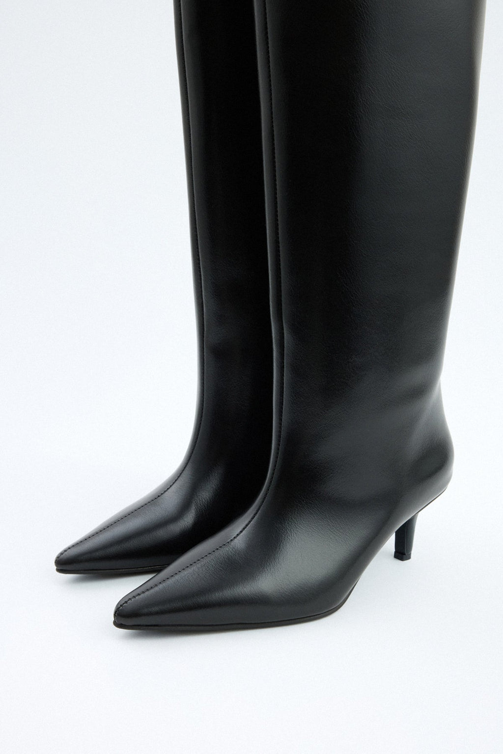 Seravyn | Leather Knee High Boots