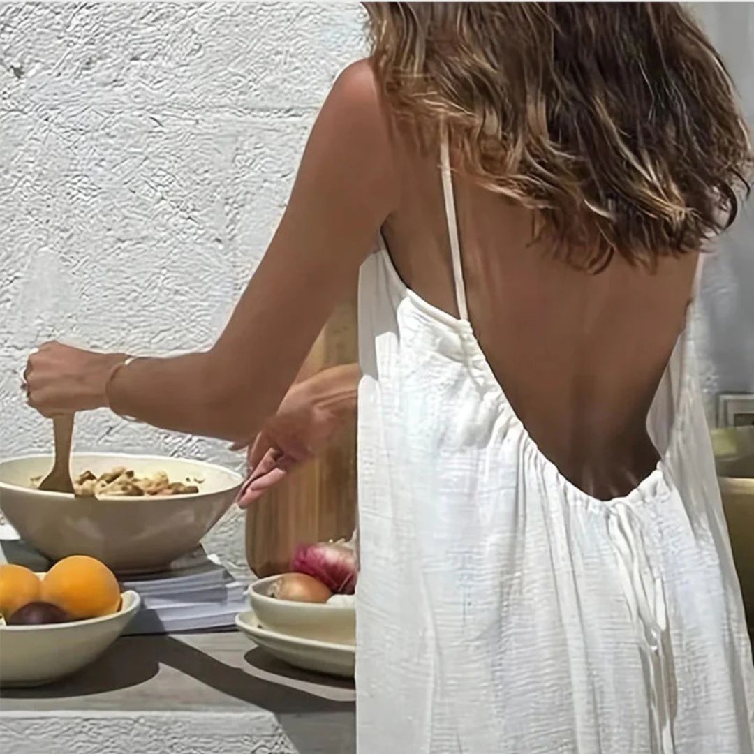 Celestia Backless Maxi Dress