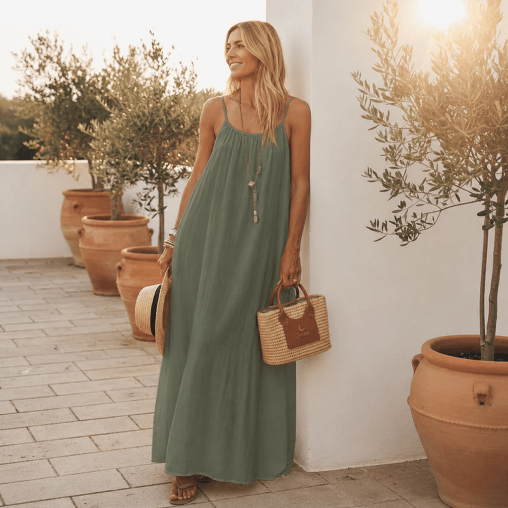 Celestia Backless Maxi Dress