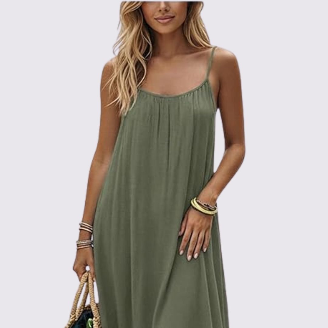 Celestia Backless Maxi Dress