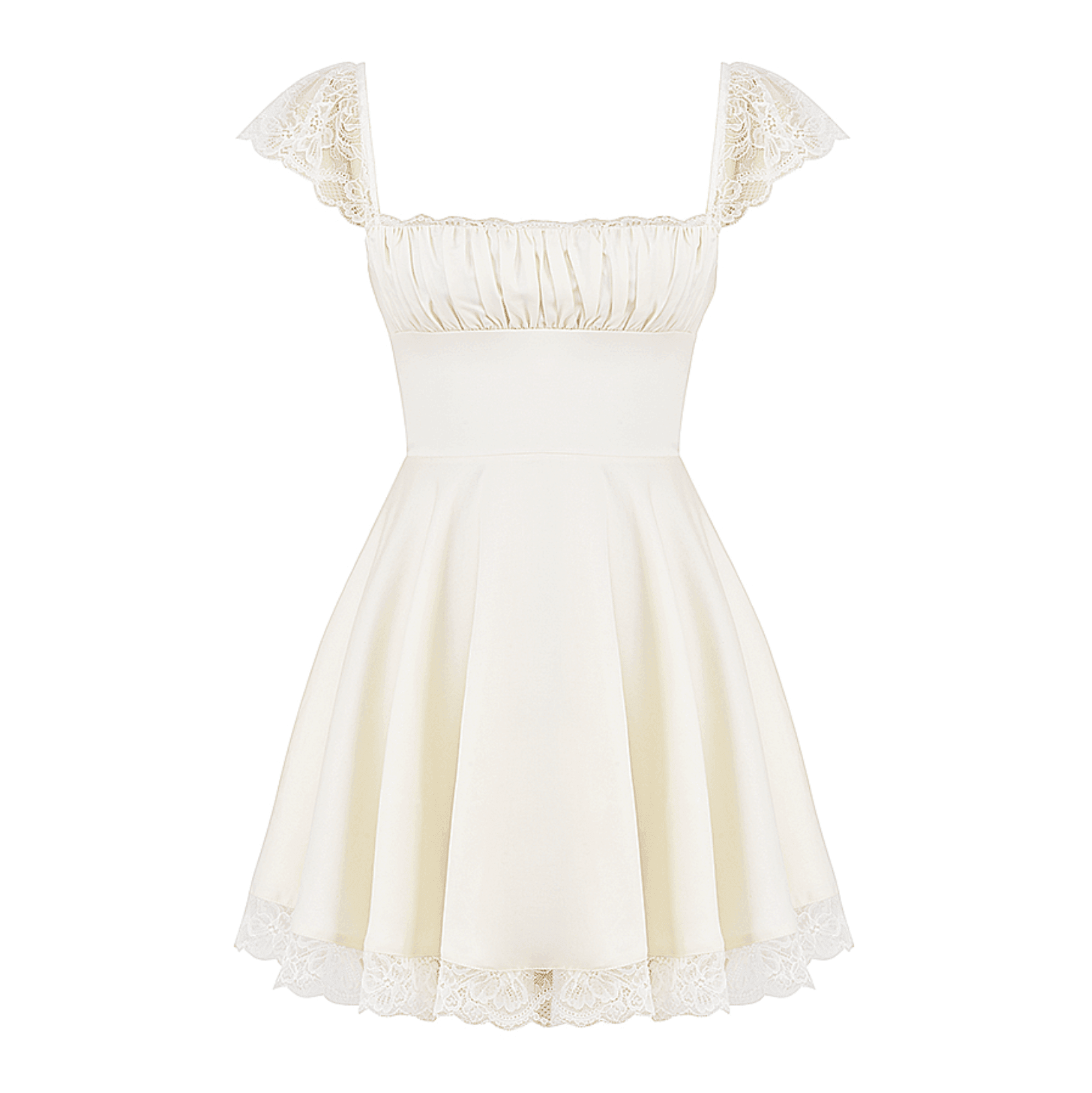 Lace n Grace Vintage White Mini Dress