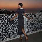 Manon Polka Dot Vintage Midi Dress