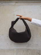 Aurelia Woven Suede Shoulder Bag
