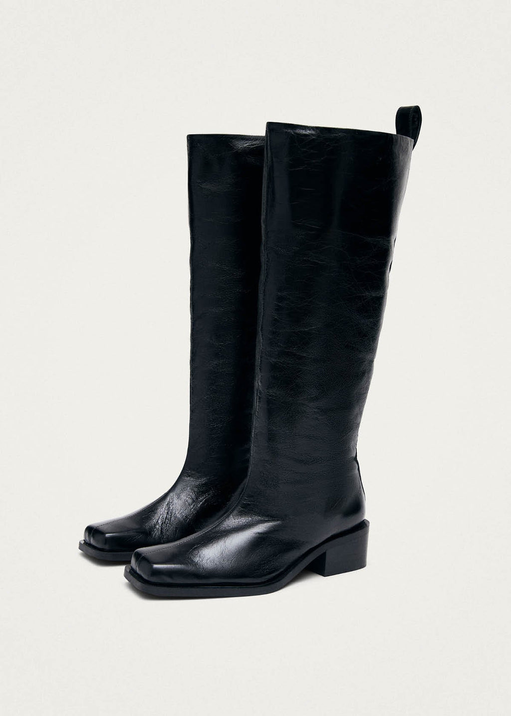 Milo Rift Black Leather Boots
