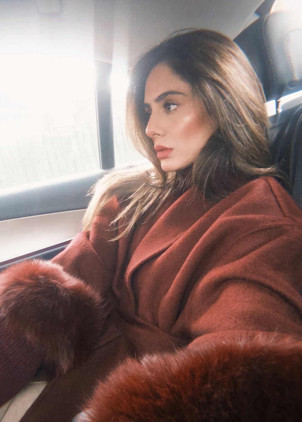 ELARA WOOL COAT (Removable fur)