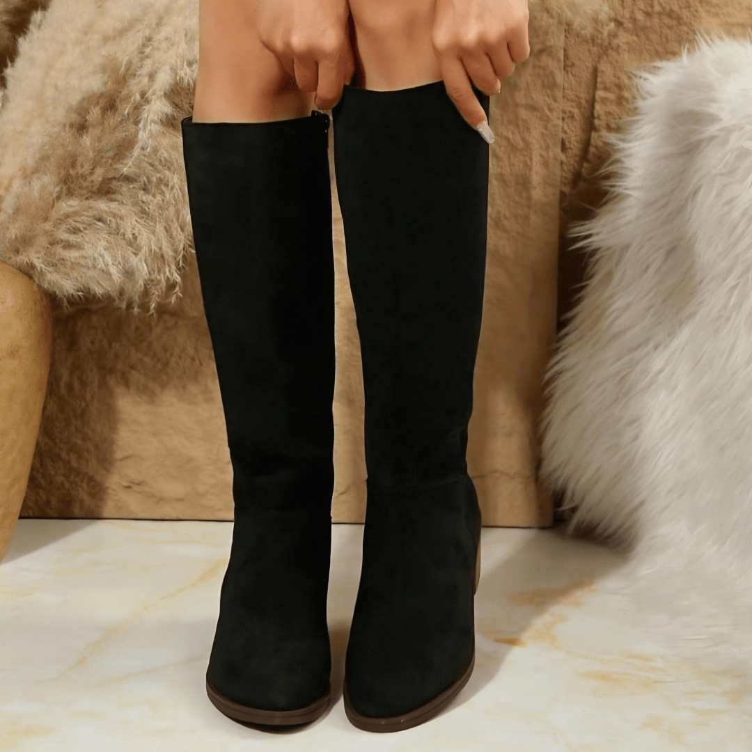 Cosette | Wide-Calf Suede Knee High Boot