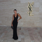 Nyx Black Knitted Backless Maxi Dress