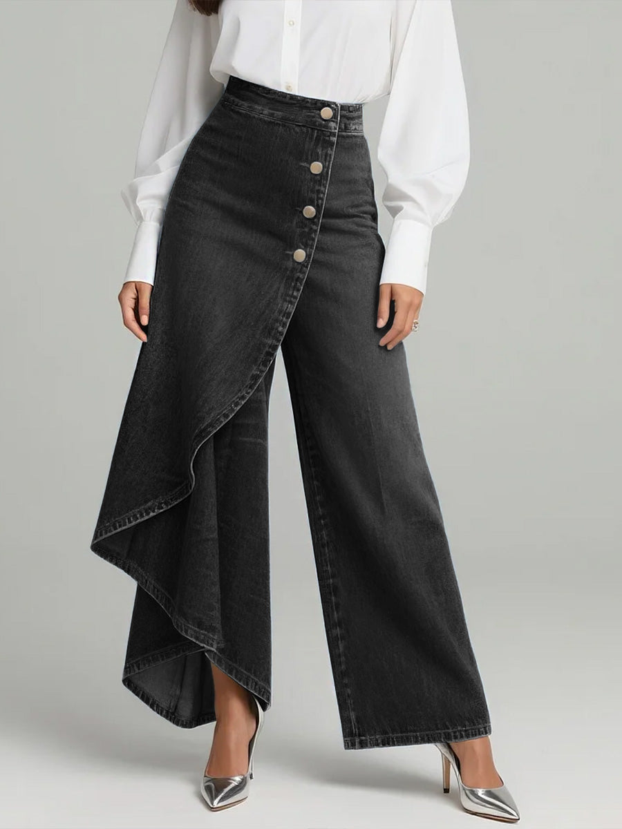 Wide-leg Jeans Stylish Design