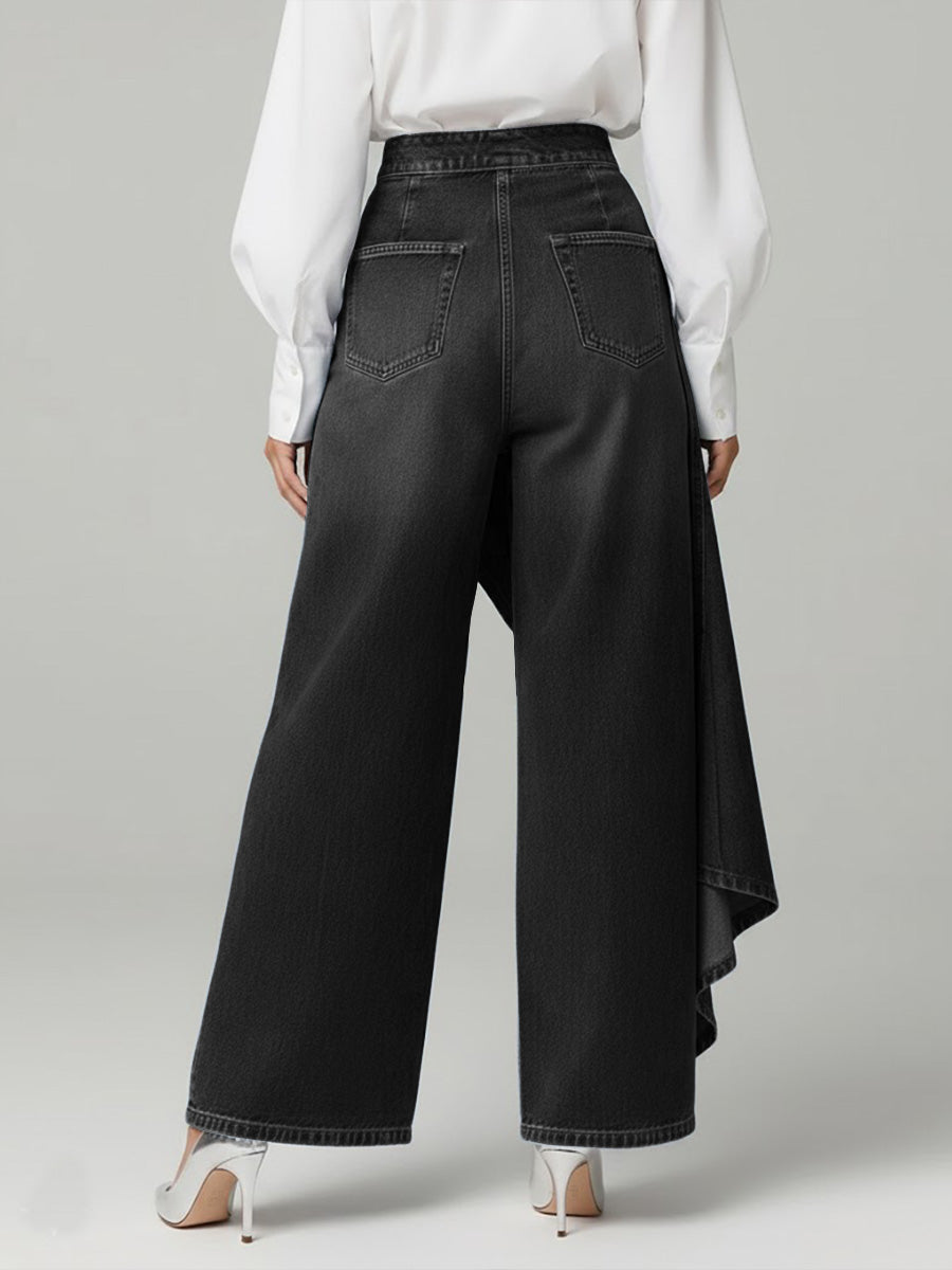 Wide-leg Jeans Stylish Design